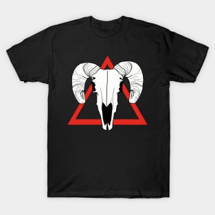 Animal Skull With Horn T-Shirt